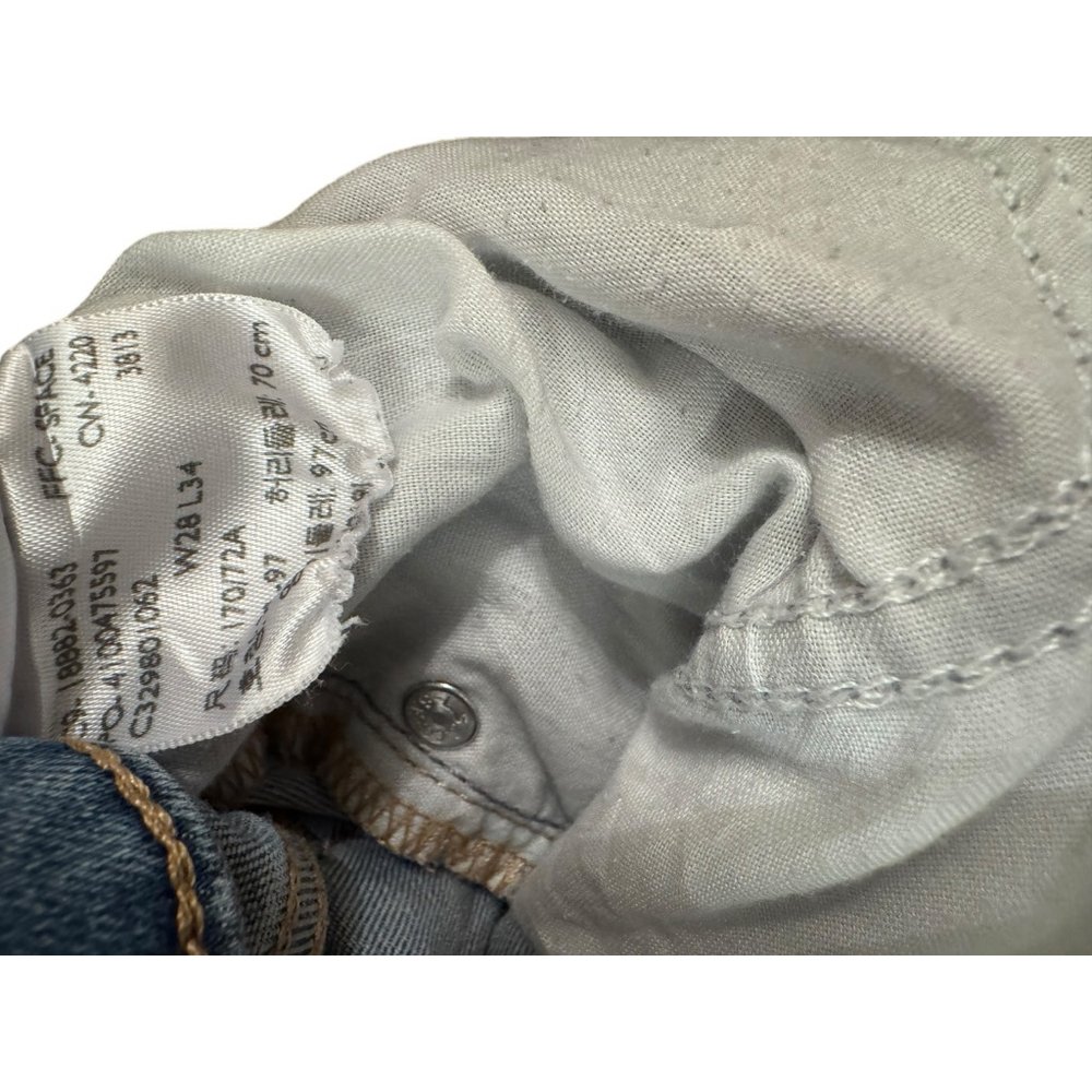 Levi's 721 High Rise Skinny Premium Jeans 6/28" inseam 32" - Picture 7 of 10